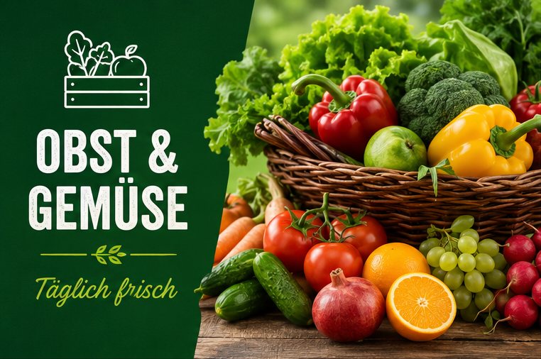 Obst & Gemüse – täglich frisch