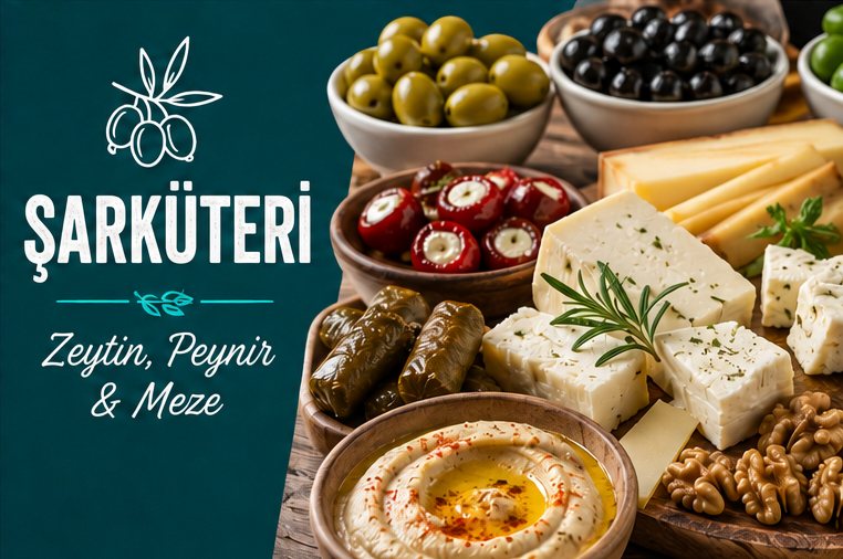 Şarküteri – zeytin, peynir & meze